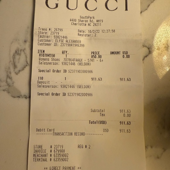 Gucci adidas 6+ which is U.S size 6.5 - Picture 2 of 10